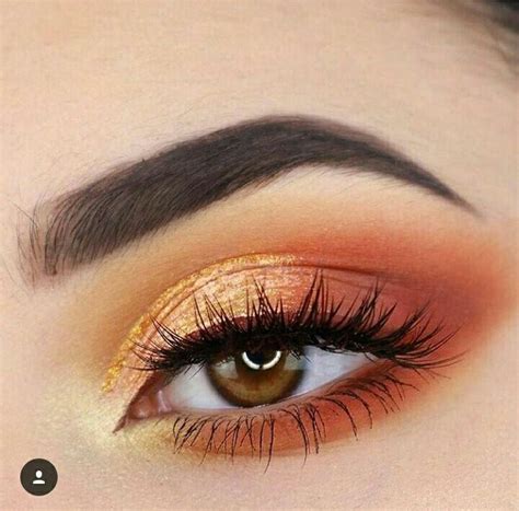 Pin by Kajal Singh on Makeup | Orange eye makeup, Orange makeup, Golden ...