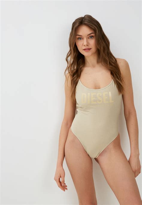 Купальник Diesel, цвет: бежевый, RTLABF019101 — купить в интернет ...