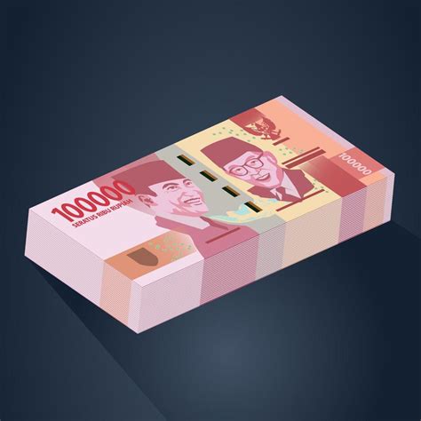 illustration    thousand indonesian rupiah money