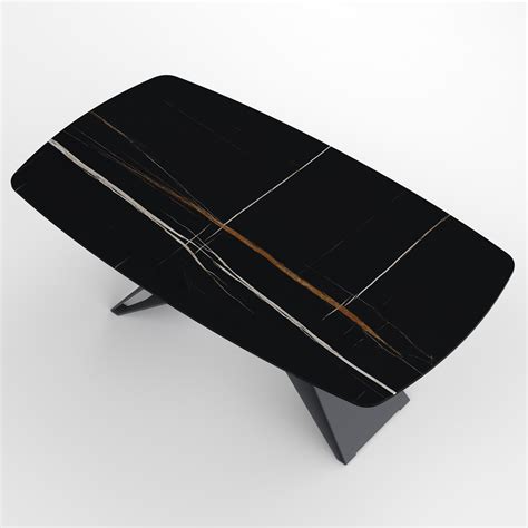 Обеденный стол из керамики чёрного цвета. in 2022 | Decor, Furniture ...