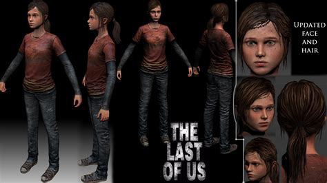 Ellie from The Last Of Us, fan model by LegalSoul on DeviantArt