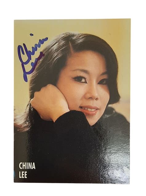 At Auction: China Lee Signed Official Playboy Collectors Card