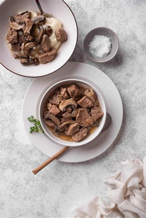 Slow Cooker Beef Tips | Baked Bree