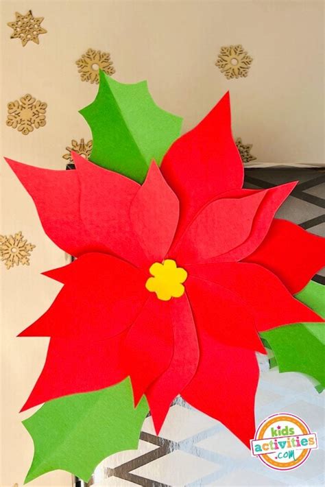Make A Christmas Craft - Poinsettia Craft | Poinsettia Flower | Kids ...
