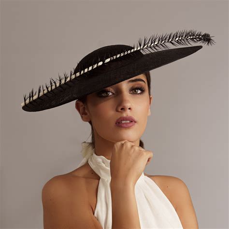 Woman Elegant Ascot Hat Black Kentucky Derby Hat Black - Etsy