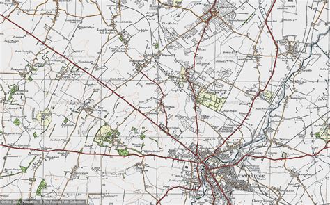 Historic Ordnance Survey Map of Girton, 1920 - Francis Frith