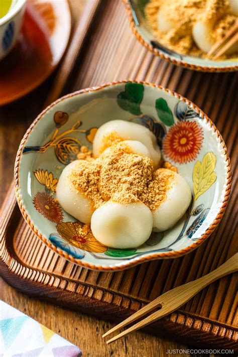 kinako mochi ryziu pyragas su soju miltais kinako mochi tik viena