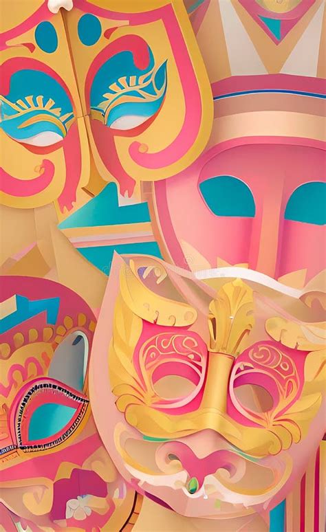 Venice carnival with masks stock photo. Image of culture - 267686534