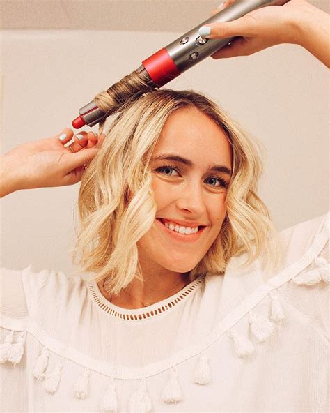 32+ dyson airwrap on very short hair - FallonMallie