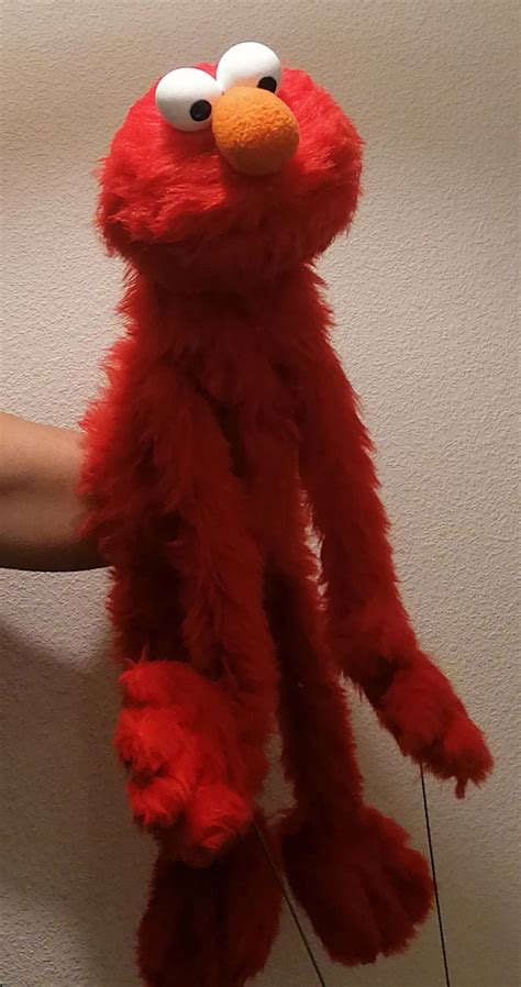 ELMO Muppet Puppet Replica 1:1 Handmade Sesame Street | Etsy