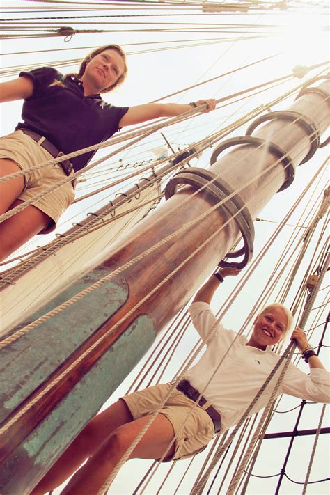Tall Ship Lynx crew proudly wearing Nantucket Whaler clothing | Tall