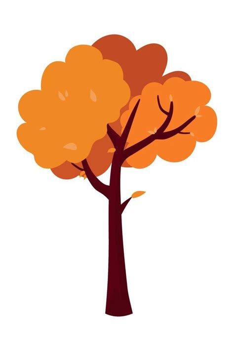 autumn dry tree 10795515 Vector Art at Vecteezy