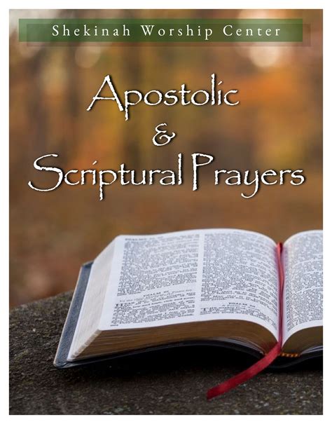 Apostolic and Scriptural Prayers – Shekinah Worship Center Online Store