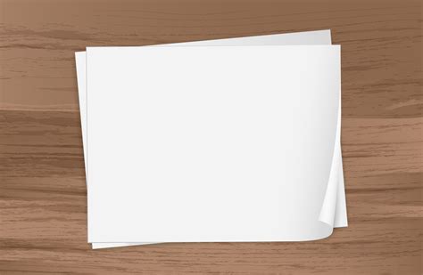 Blank Paper Vector Art, Icons, and Graphics for Free Download