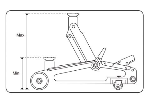 2T Standard Type Hydraulic Garage Jack-KING TONY-9TYT138-02A-B