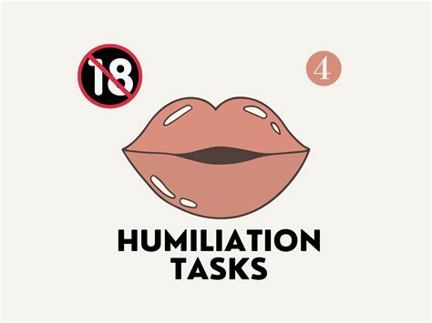 Daily Humiliating Tasks one Week Set 4 - Etsy