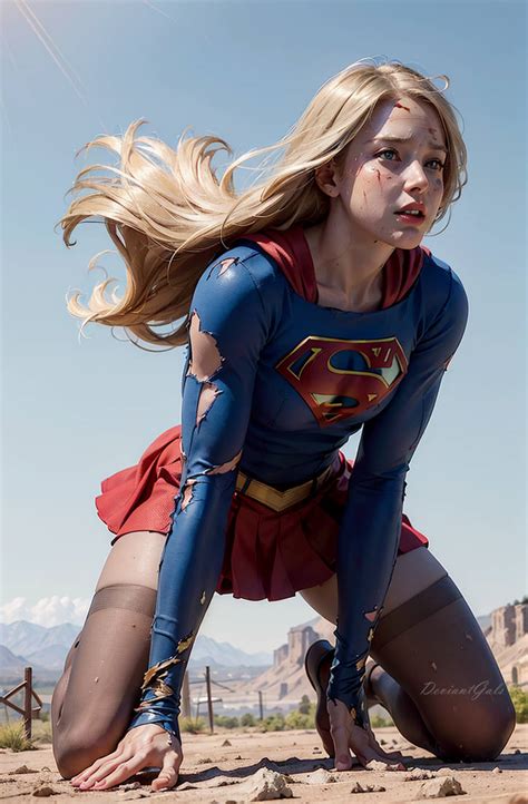 supergirl tough battle  deviantgals  deviantart