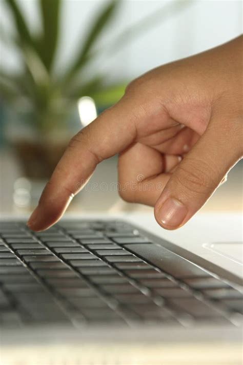 Hand typing stock photo. Image of finish, electronics - 40856040