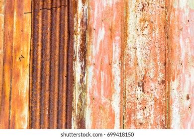 Old Rusty Metal Fence Texture Background Stock Photo 1714208167 ...