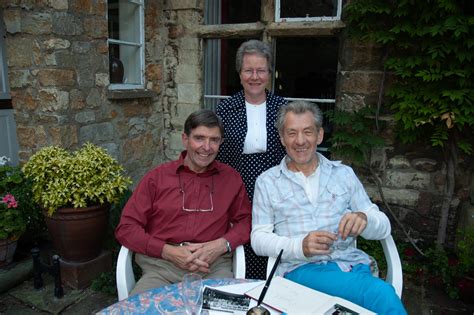 2005: Ian McKellen with the Dean of Lincoln Cathedral, the Very