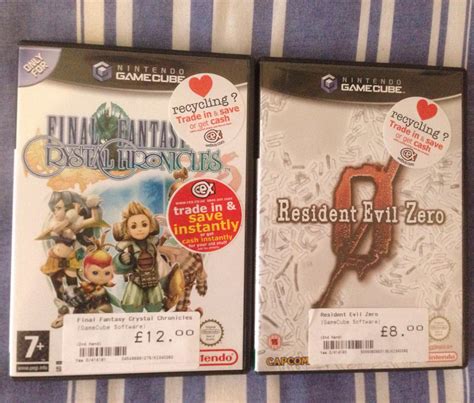 I bought these at CEX good prices and good games : r/Gamecube