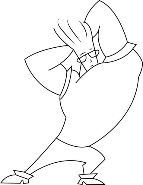 Johnny Bravo Looks Cool