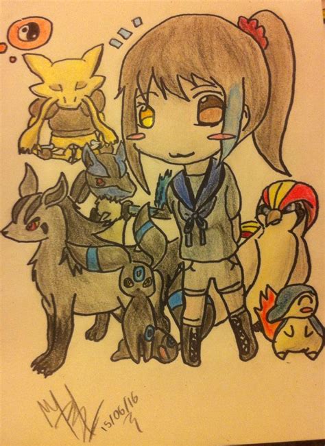 My dream team pokemon by Moni-umbreon on DeviantArt