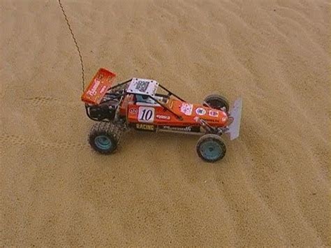Oldi RC Buggy , vintage Buggy, Scorpion von Kyosho, fahren im Sand ...