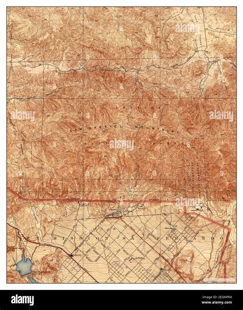 Sylmar, California, map 1935, 1:24000, United States of America by Timeless Maps, data U.S ...