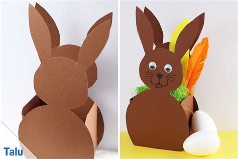 Bastelvorlage Osterhase Zum Ausdrucken / Oster Basteln Osterdeko Zum