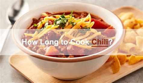 how long to cook chili for