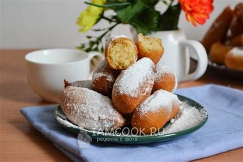 Пончики из жидкого теста - рецепт с пошаговыми фото