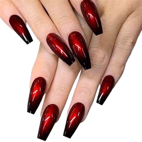 Red and Clear Ombre Nails: How to Create the Ultimate Nail Look for ...