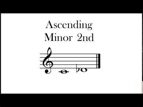 ascending minor  melodic interval youtube