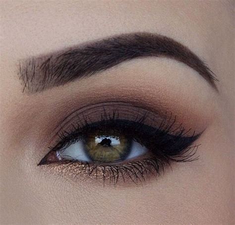 Inspirações de makes nos olhos | Maquiagem marrom, Maquiagem olho ...