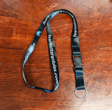Fear Not Tarantulas Blue Lanyard Merchandise – Fear Not Tarantulas, Inc.