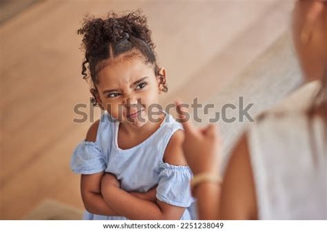 angry child tantrum discipline conflict attitude stock photo