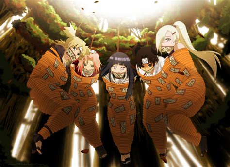 commission naruto girls  annria  deviantart