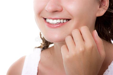 Smiling Woman with Beautiful Teeth Stock Image - Image of dental, tooth ...