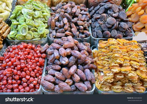 fresh  dried fruit varieties stock photo  shutterstock