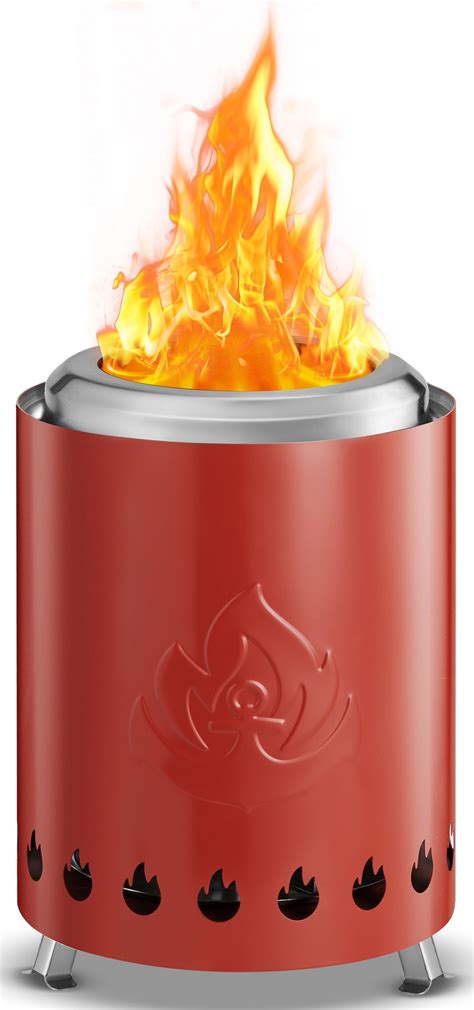 auseo tabletop fire pit smokeless outdoor mini fire compact portable