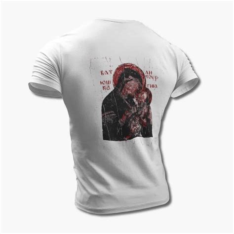 Batushka T-Shirt, Batushka Litourgiya White Tee Shirt, Black Metal ...