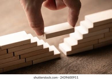 closeup hand fill gap  separated stock photo