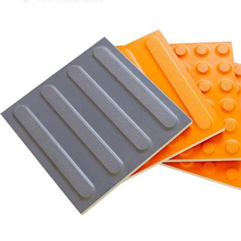 PVC Rubber Tactile Paving Tiles, Blind Tracking Tiles - Tactile Paving ...