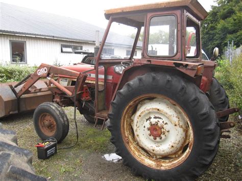 IH 474 traktor med Gyro Frontlæsser / Tractor with loader til salg. På ...