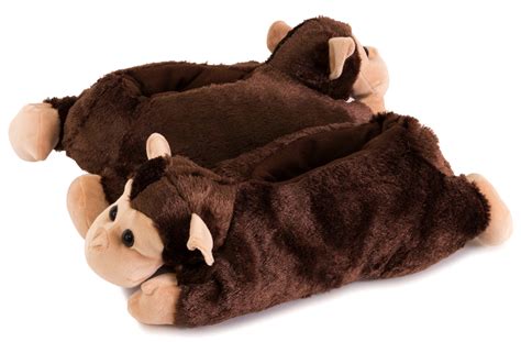 Adult Monkey Slippers | Free Shipping | Pajamastop.com