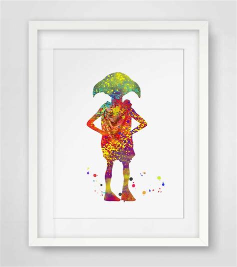 Dobby Watercolor at PaintingValley.com | Explore collection of Dobby ...