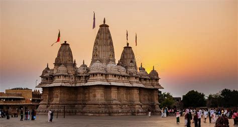 dwarkadhish temple stock illustrations  dwarkadhish temple stock