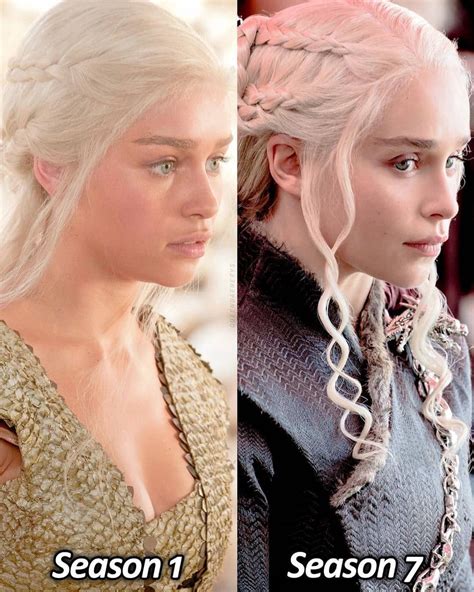 Daenerys targaryen s1 and s7 | Daenerys targaryen, Season 7, Costumes