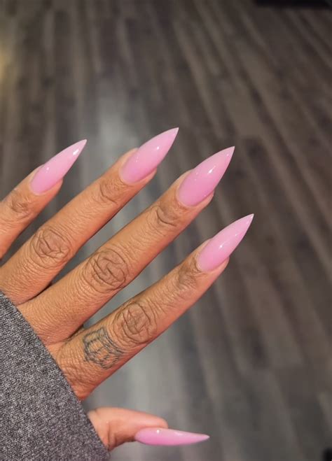 Pin by wendy_darling xx on peace.love.polish | Pink stiletto nails